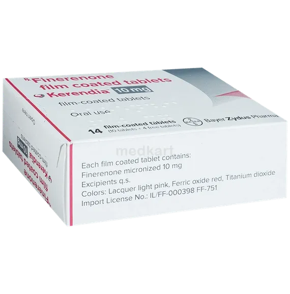 kerendia 10mg tablet 14's